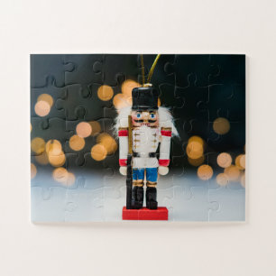 Puzzle Navidades SlipperyOrnamento figurio nutcracker de