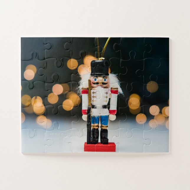 Puzzle Navidades SlipperyOrnamento figurio nutcracker de  (Horizontal)