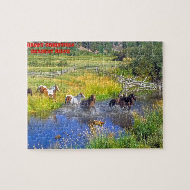 Puzzle Navidades, sobrina. (Horizontal)