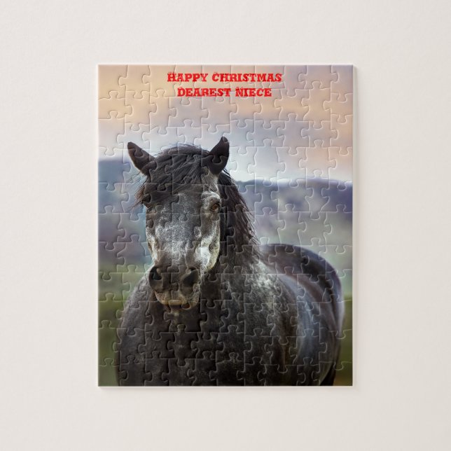 Puzzle Navidades, sobrina. (Vertical)