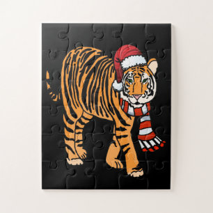 Puzzle Navidades Tigre