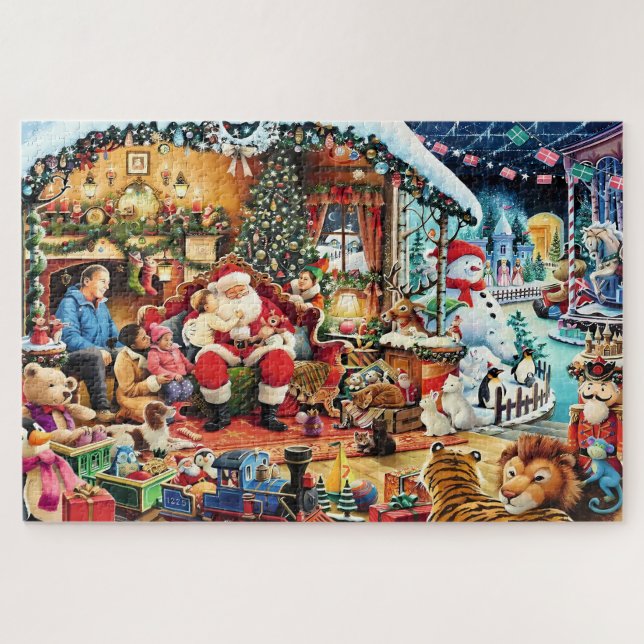 Puzzle Navidades vísperas con Santa María (Horizontal)