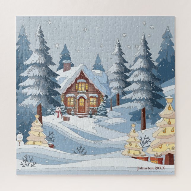 Puzzle Navidades Winter Town (Vertical)