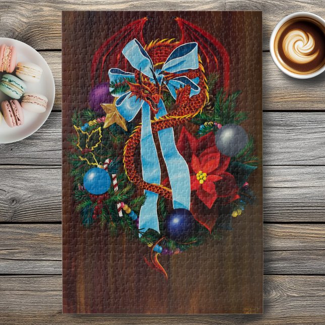 Puzzle Navidades Wreath Dragon (Subido por el creador)