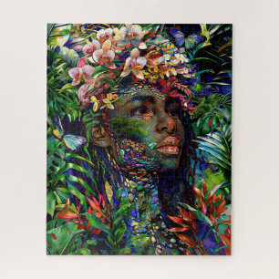 Puzzle "Nayari" - Espejo De La Selva - Mujeres En La Amaz
