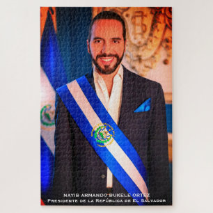 Puzzle Nayib Bukele, presidente de El Salvador