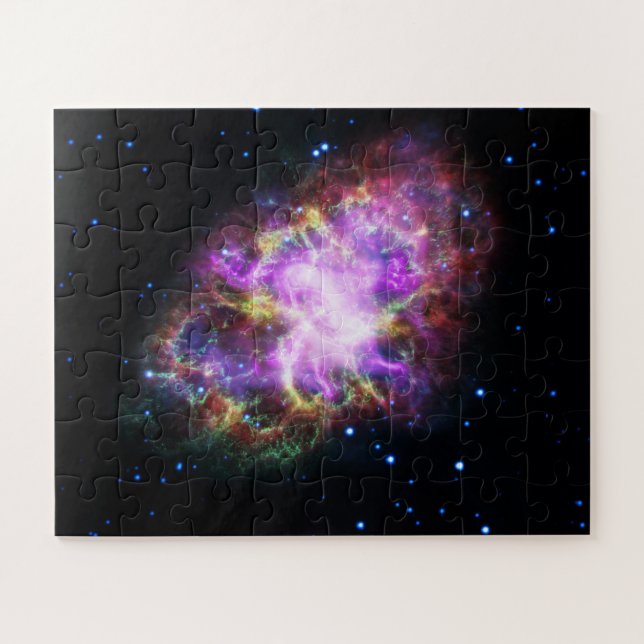 Puzzle Nebulosa del Cangrejo Resto de Supernova Compuesto (Horizontal)