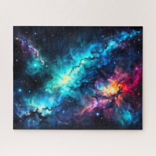 Puzzle Nebulosa Galaxia Colorida Espacio Exterior