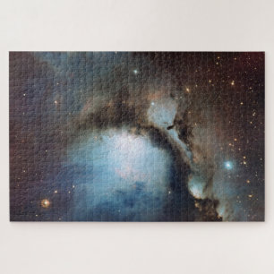 Puzzle Nebulosa orión Astronomía azul beige cosmos estrel