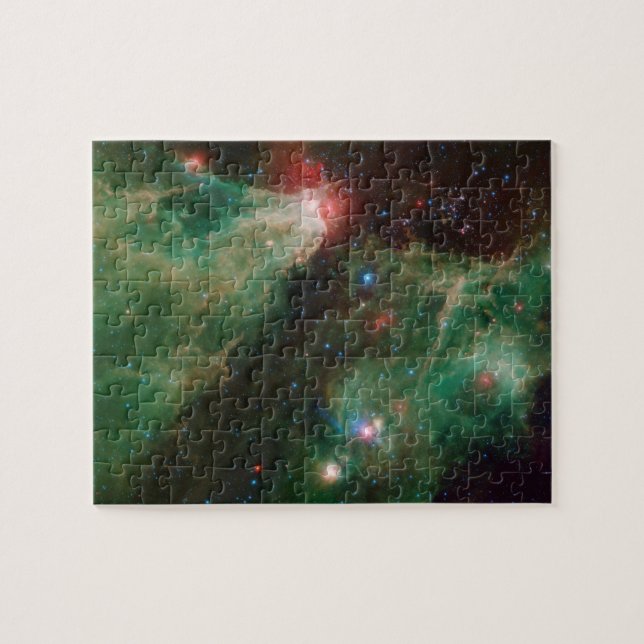 Puzzle Nebulosa Verde Cepheus B y C (Horizontal)