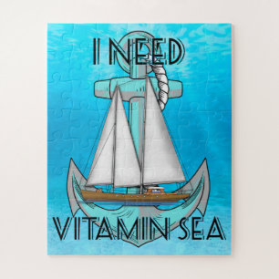 Puzzle Necesito Botes De Vitamina En Mar