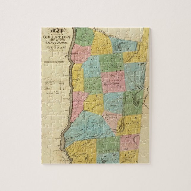 Puzzle Neerlandeses, condados de Putnam (Vertical)