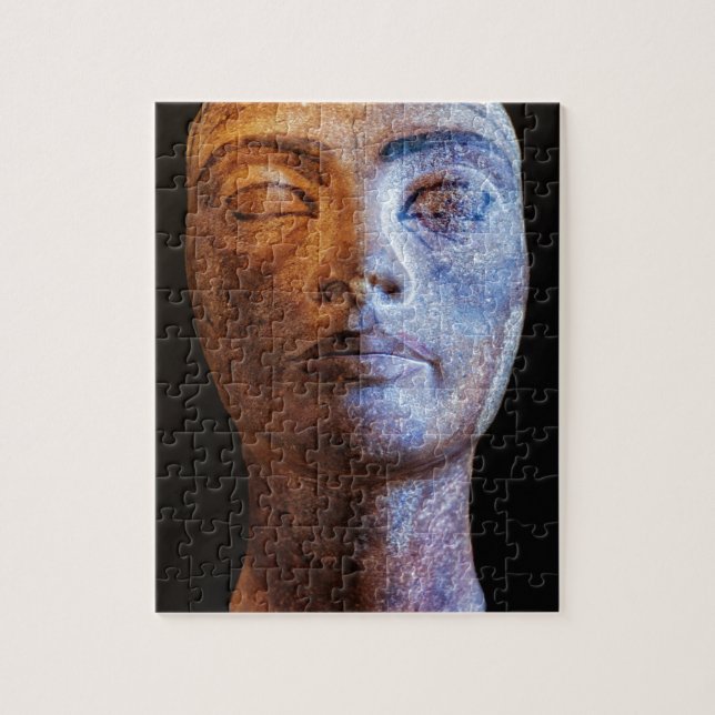 Puzzle Nefertiti inacabado (Vertical)