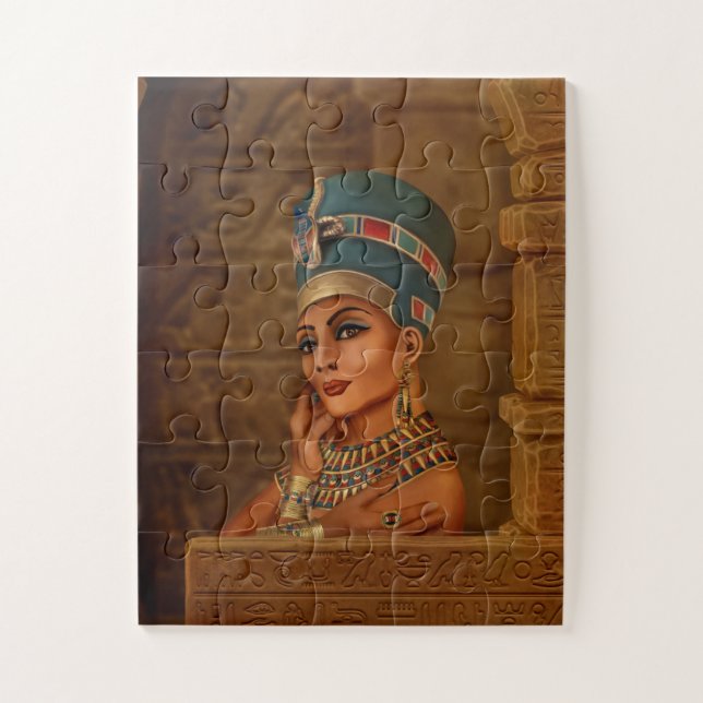 Puzzle Nefertiti - Neferneferuaten la Reina Egipcia (Vertical)