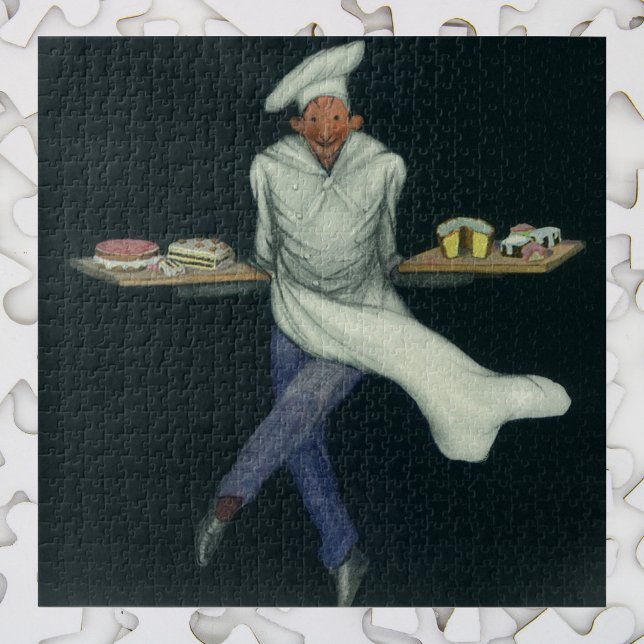 Puzzle Negocio de Comida Antigüa, Panadero con Postres de (Subido por el creador)