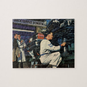 Puzzle Negocio de servicio de reparación de automóviles a