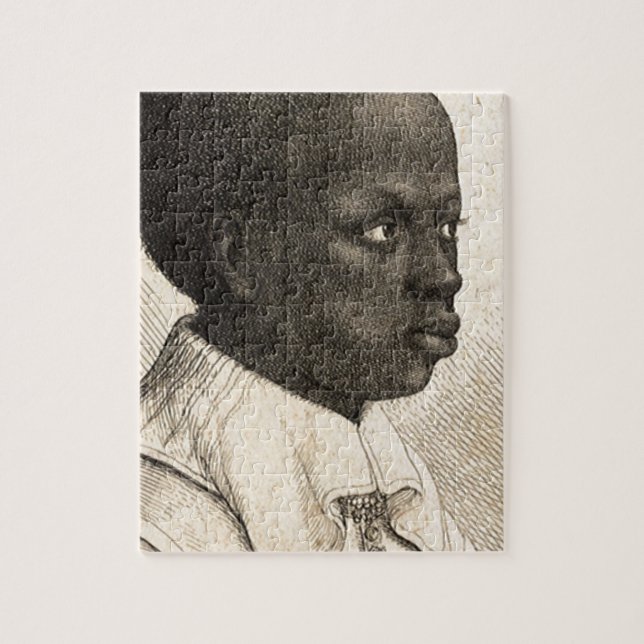 Puzzle Negro joven de Wenceslaus Hollar (Vertical)