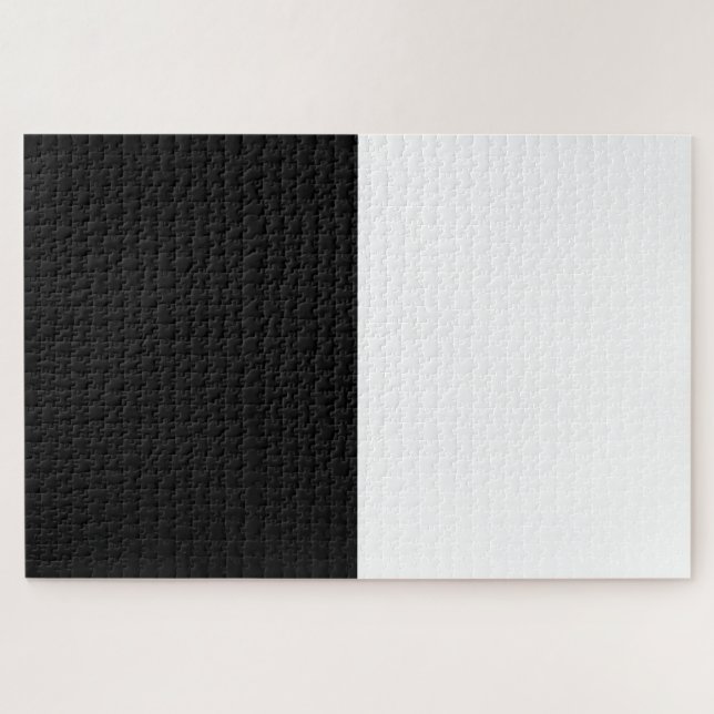 Puzzle negro o blanco (Horizontal)