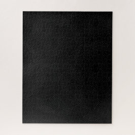 Puzzle Negro sólido con ilusión geométrica gris oscuro