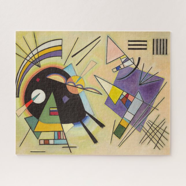 Puzzle Negro y violeta por Wassily Kandinsky (Horizontal)