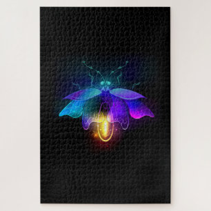 Puzzle Neon Firefly en negro