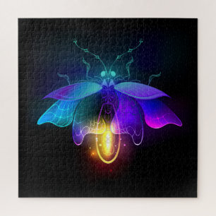 Puzzle Neon Firefly en negro