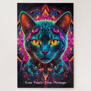 Puzzle Neon Mandala Majesty