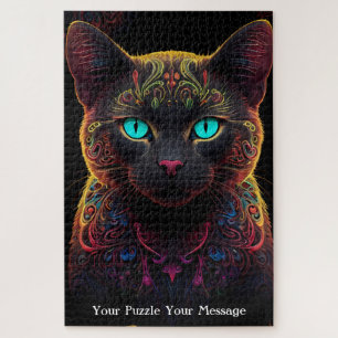 Puzzle Neon Mandala Majesty