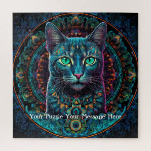 Puzzle Neon Mandala Majesty
