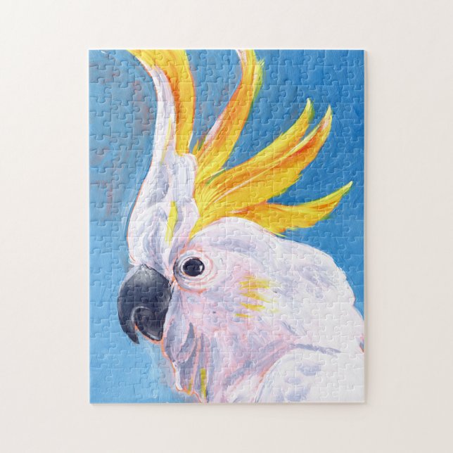 Puzzle Neon Mohawk - Cockatoo (Vertical)