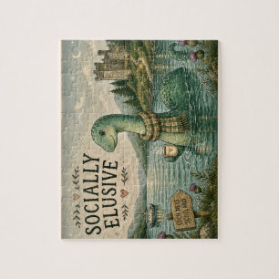 Puzzle Nessie esquiva socialmente críptido acogedor Loch
