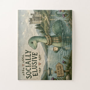 Puzzle Nessie esquiva socialmente criptozoología Loch Nes