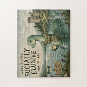 Puzzle Nessie esquiva socialmente criptozoológico Loch Ne