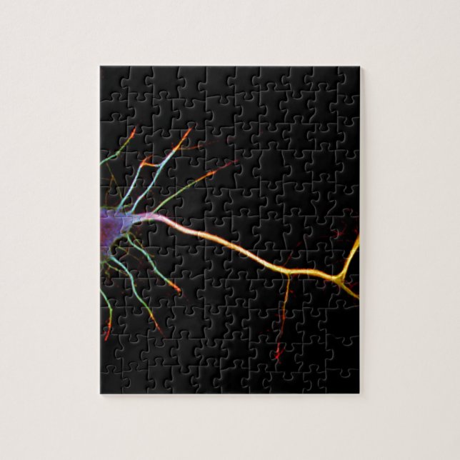 Puzzle Neuroscience, neuron , science (Vertical)
