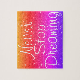 Puzzle Never Stop Dreaming Rainbow Stars