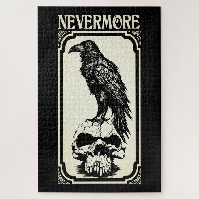 Puzzle Nevermore | Edgar Allan Poe - The Raven (Vertical)