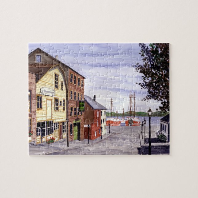 Puzzle New Bedford Massachusetts New England Pintura (Horizontal)
