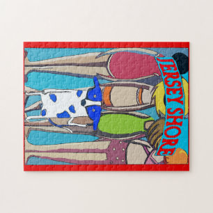 Puzzle New Jersey, perro Shore,