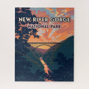 Puzzle New River Gorge National Park West Virginia Bridge