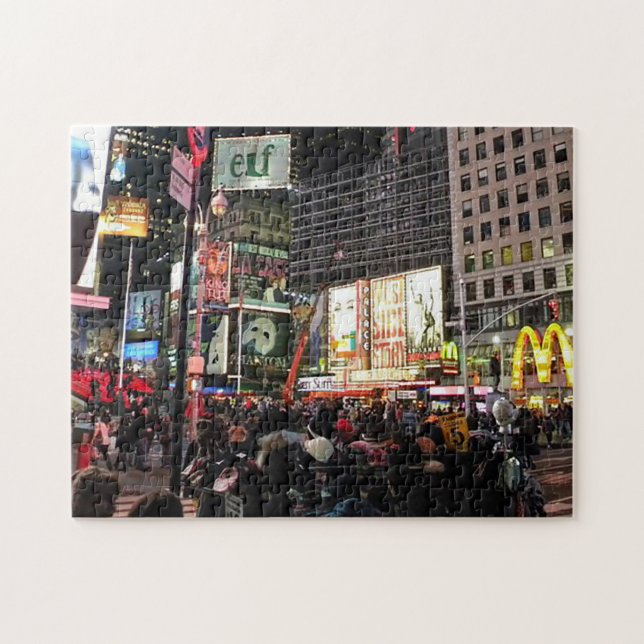 Puzzle New York City Times Square City Lights (Horizontal)