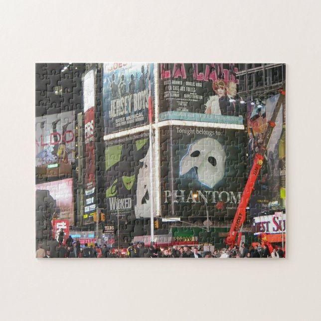 Puzzle New York City Times Square City Lights (Horizontal)
