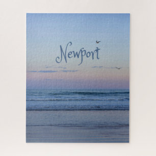 Puzzle Newport Beach California Ocean Sunrise Blue