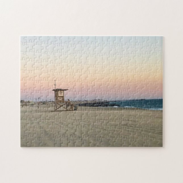 Puzzle Newport Beach en Sunset, California (Horizontal)