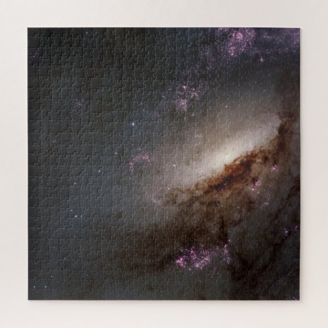 Puzzle Ngc 4258 En Formación Intensa De Estrellas. (Vertical)