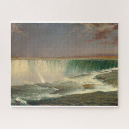 Puzzle Niagara, cascada por la iglesia Frederic Edwin