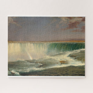 Puzzle Niagara, cascada por la iglesia Frederic Edwin