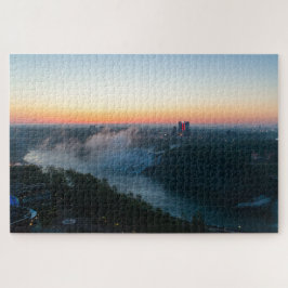 Puzzle Niágara escénica cae vista al amanecer, Canadá