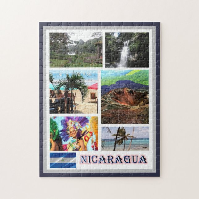 Puzzle Nicaragua - Mosaico - (Vertical)