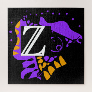Puzzle Nido de pájaro - Letra inicial personalizada Z