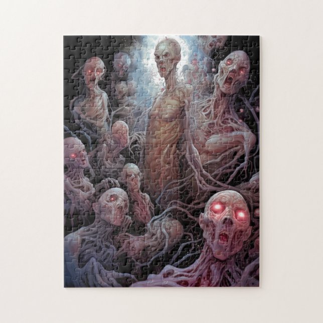 Puzzle Nido De Zombies Sin Muerte Horror Arte (Vertical)
